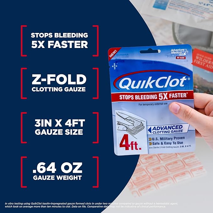 Adventure Medical Kits QuikClot Gauze 3" x 48"